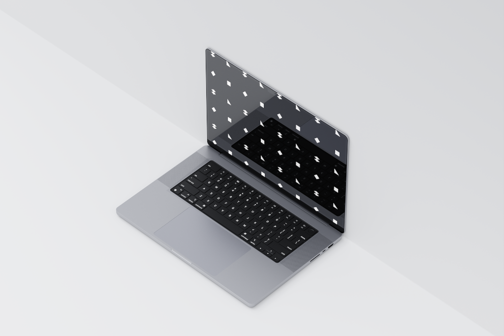 Display 2658 — 16-inch laptop mockup surface