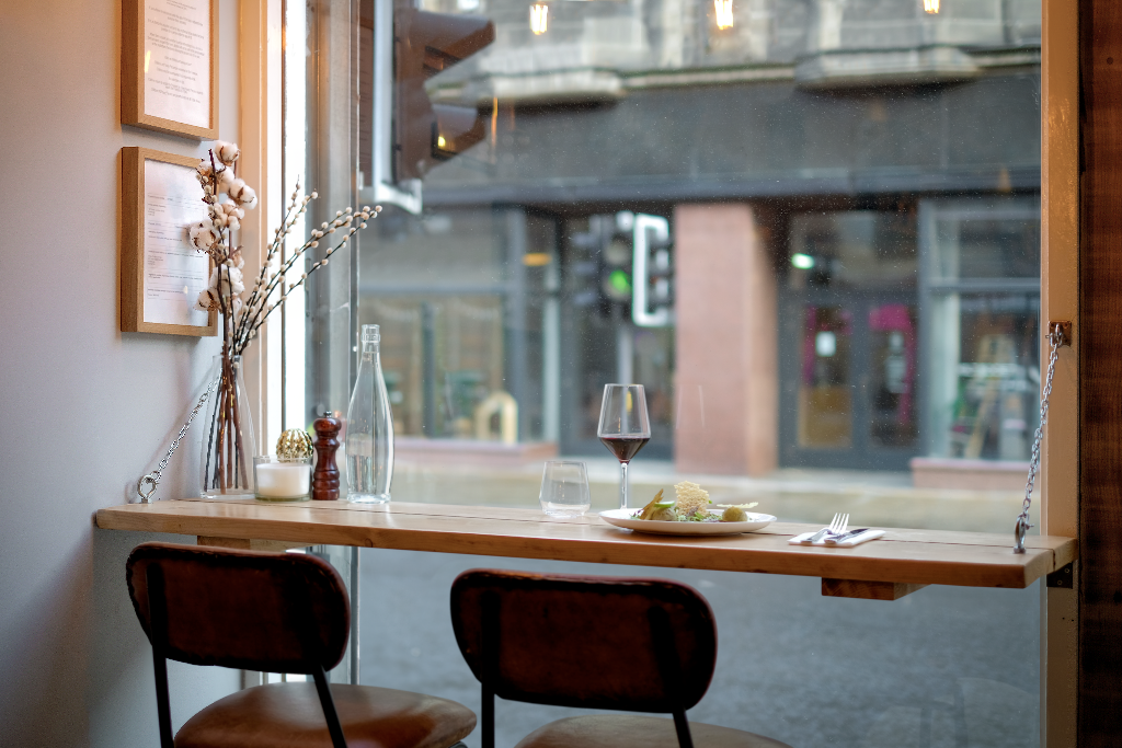 Storefront 2091 — Window glass mockup surface