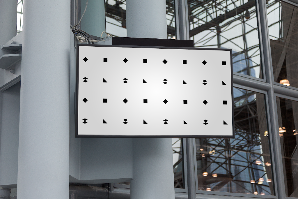 Display 1581 — TV, 55-inch mockup surface