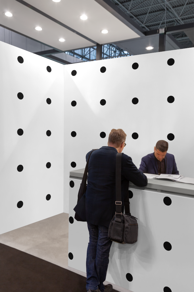 Wall 1387 — Trade show booth mockup surface