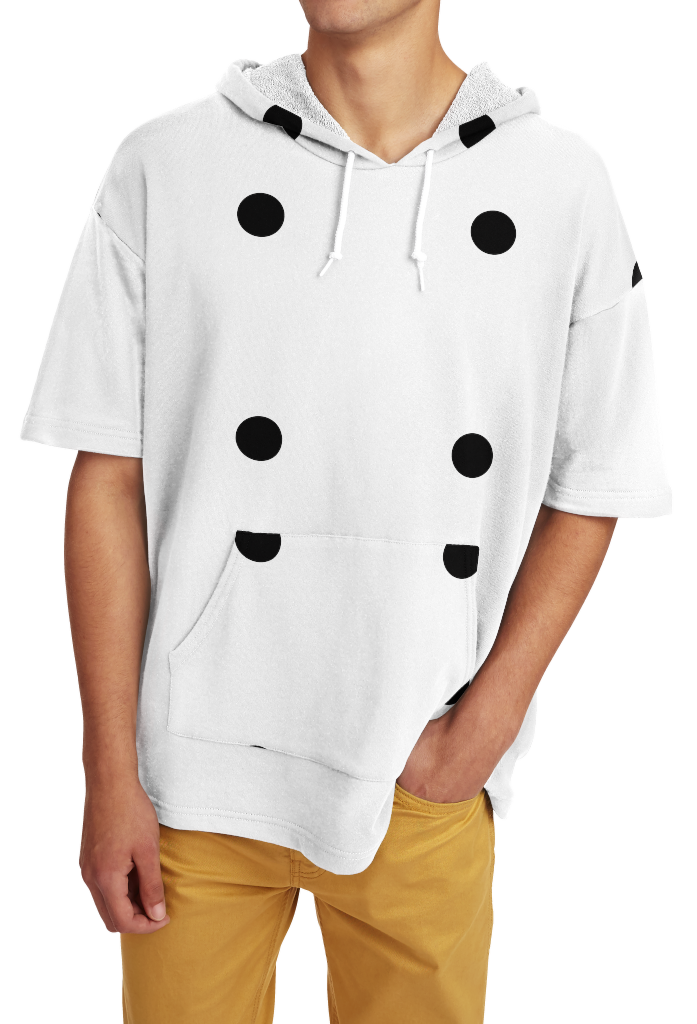 Clothing 1687 — Hoodie, short sleeve mockup surface