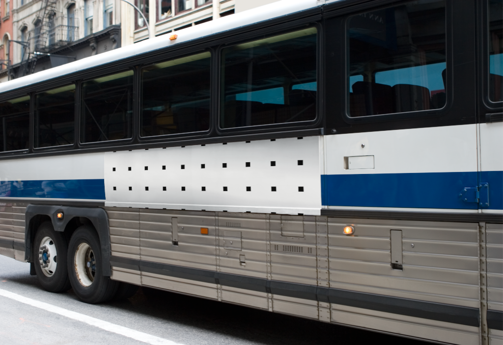 Bus 0051 — Billboard mockup surface