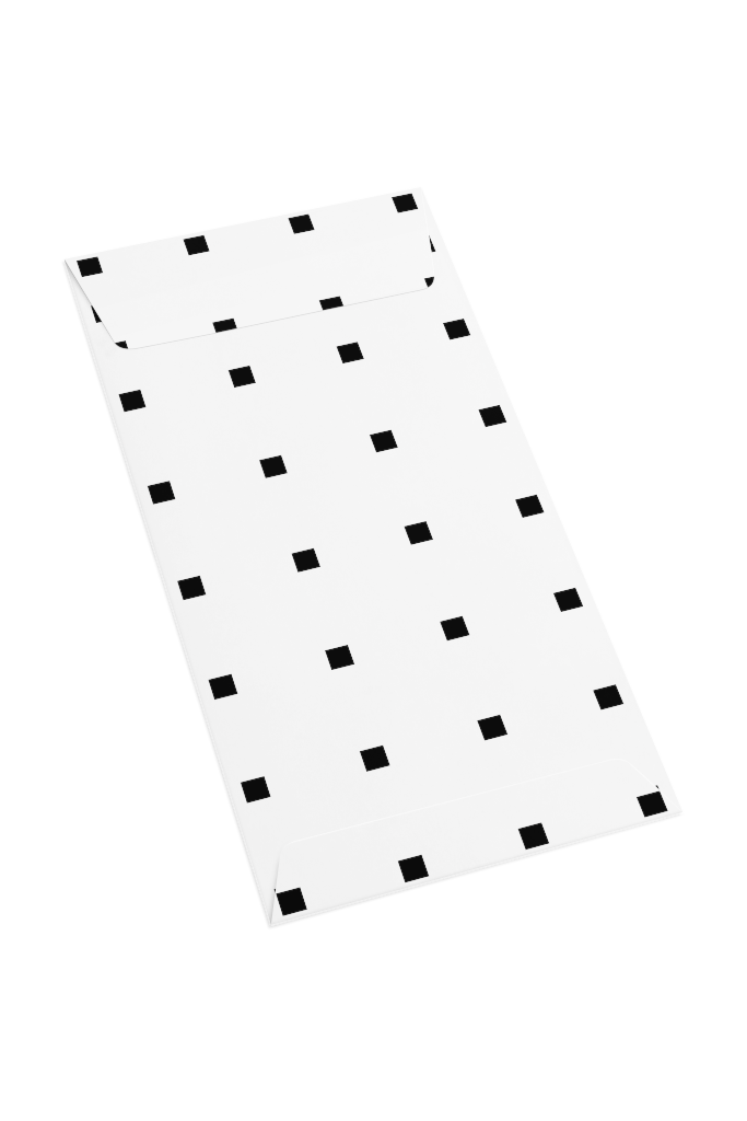 Envelope 1098 — Back, closed with flap mockup surface