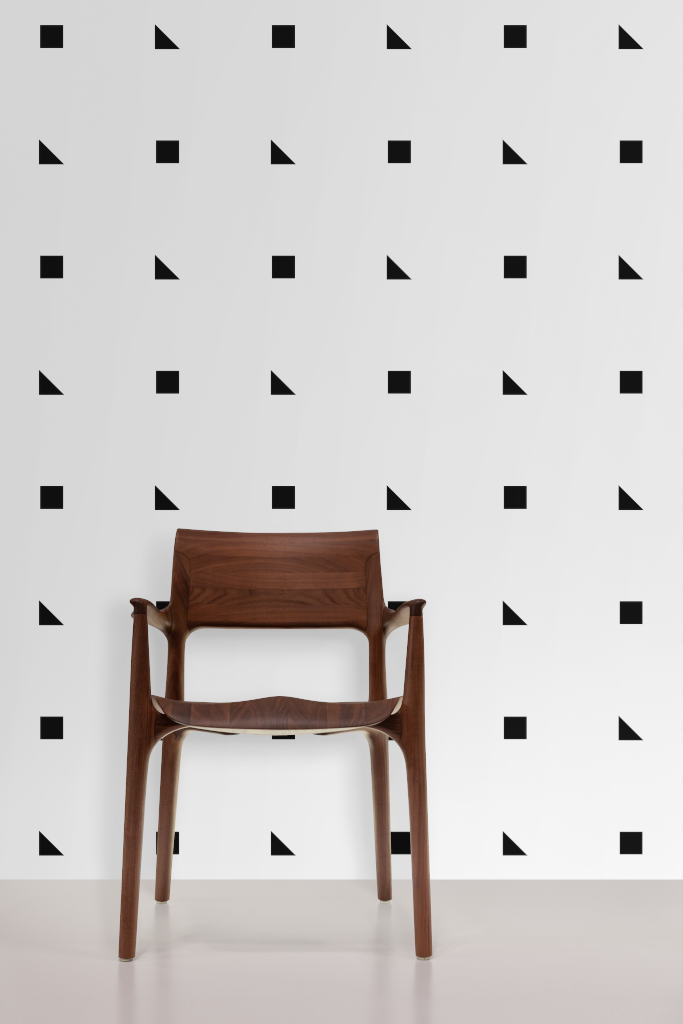 Wall 1627 — With chair mockup surface