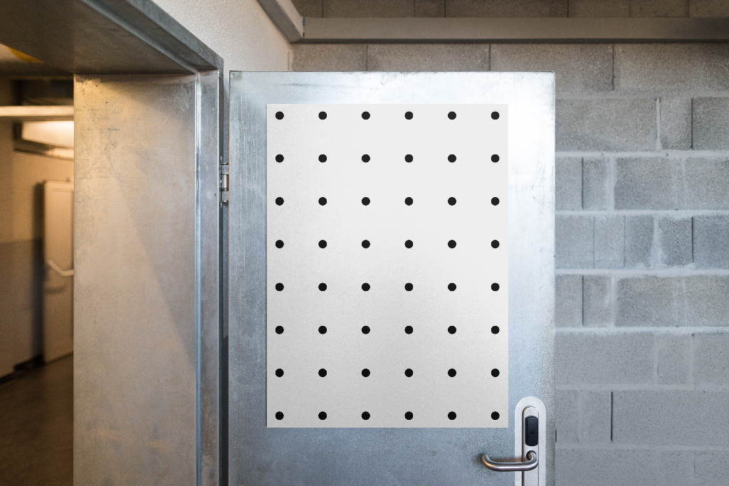 Poster 2118 — On door mockup surface