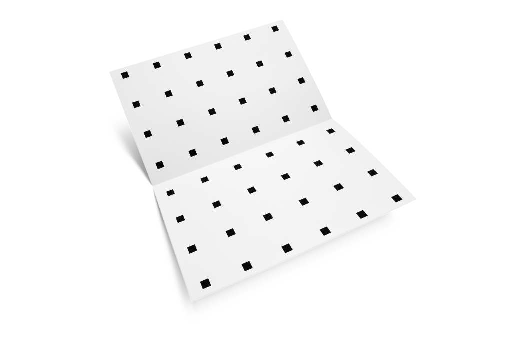 Flyer 0353 — Half fold, open mockup surface