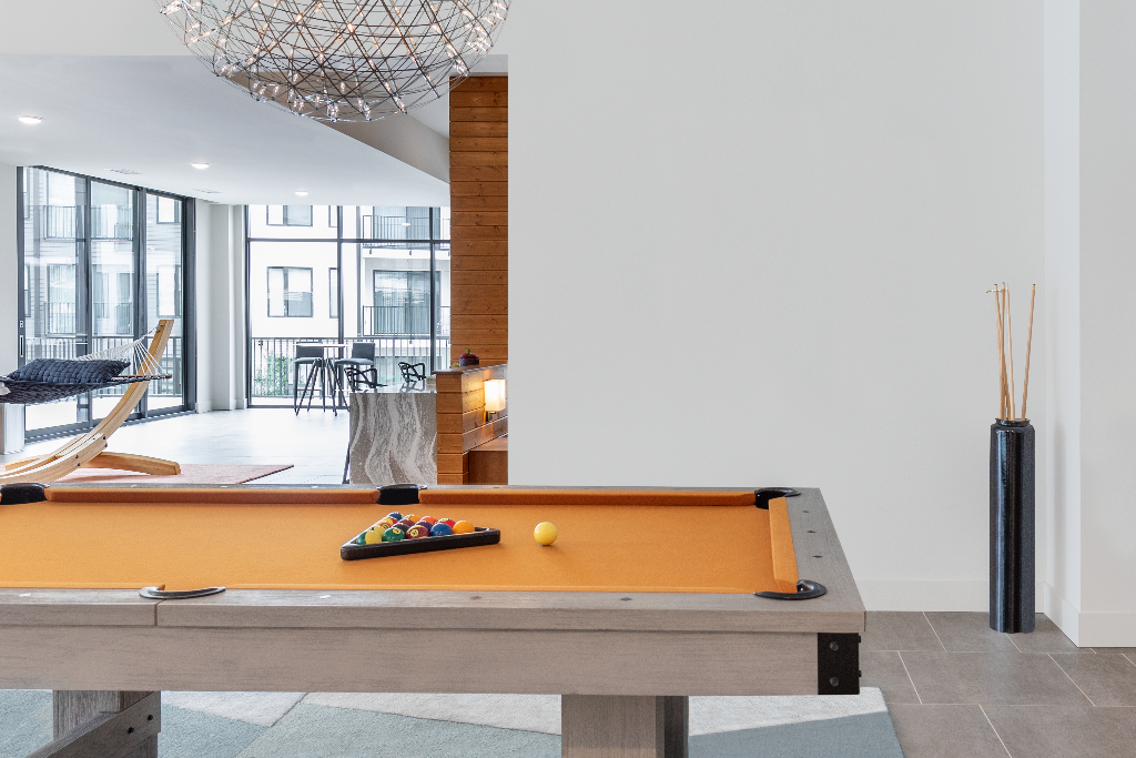Wall 2011 — With pool table mockup surface