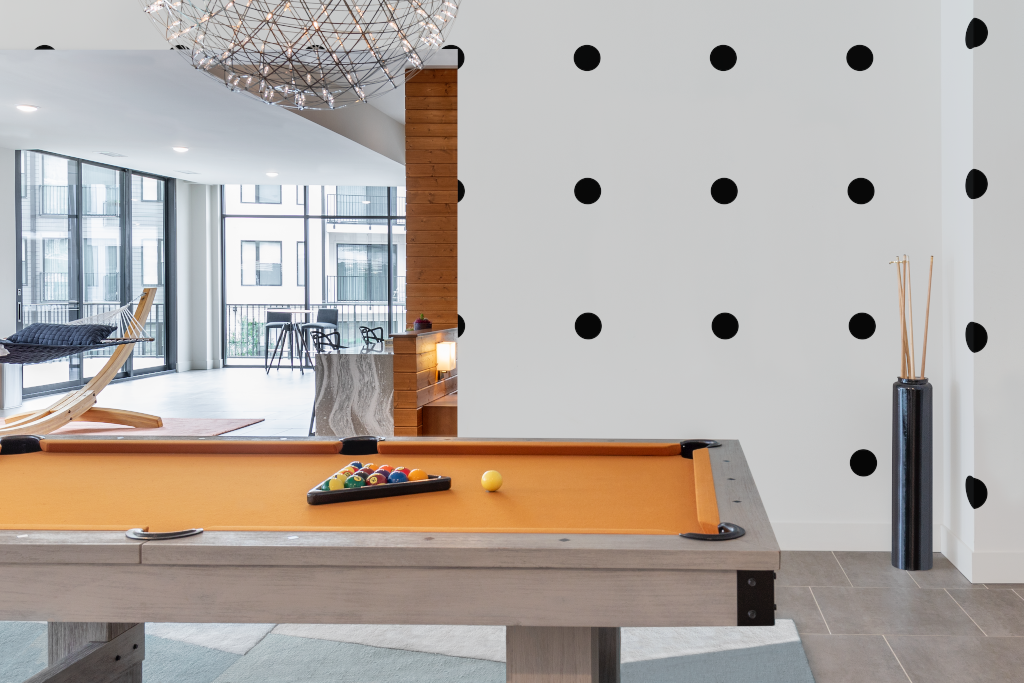 Wall 2011 — With pool table mockup surface