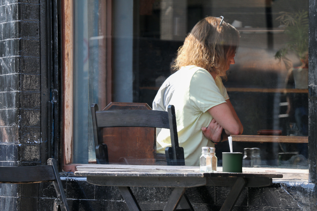 Storefront 2128 — Window, with person mockup surface
