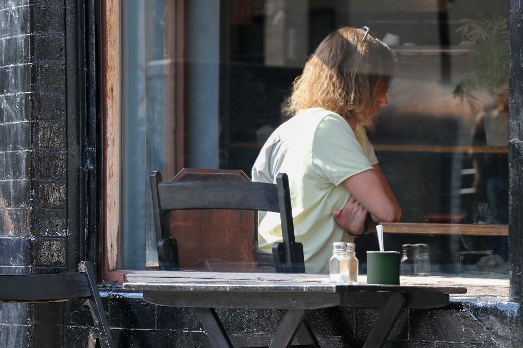 Storefront 2128 — Window, with person mockup surface