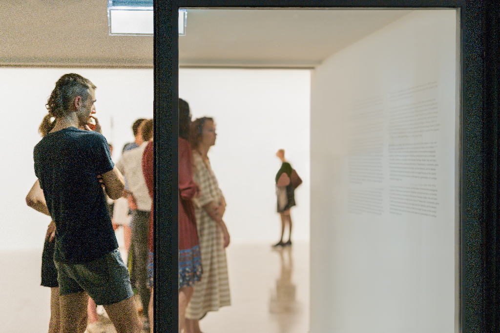 Storefront 2139 — Gallery window mockup surface