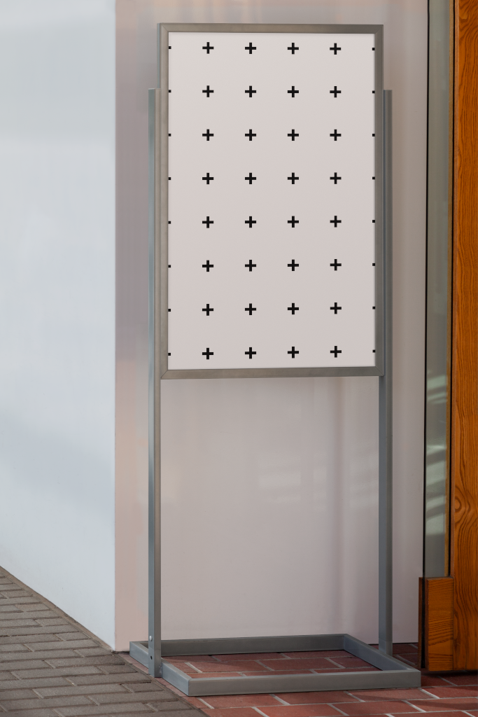 Poster 1817 — Freestanding mockup surface