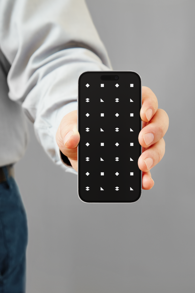Display 0855 — Phone, held mockup surface