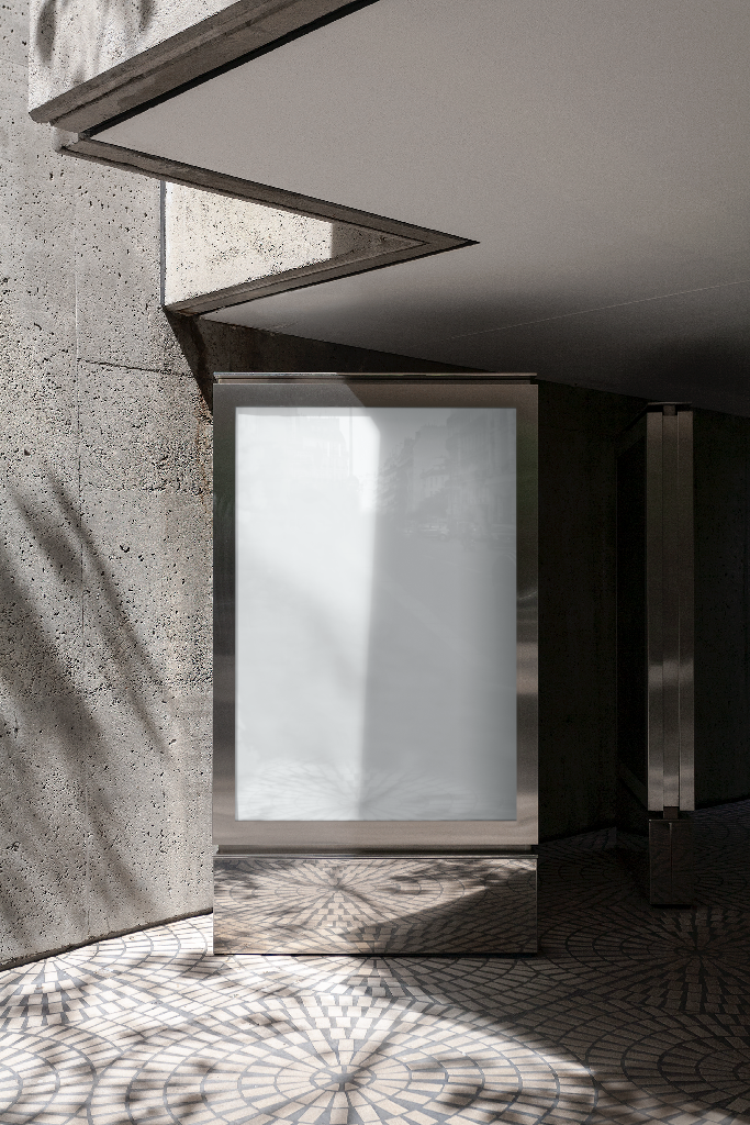 Poster 2577 — Freestanding mockup surface