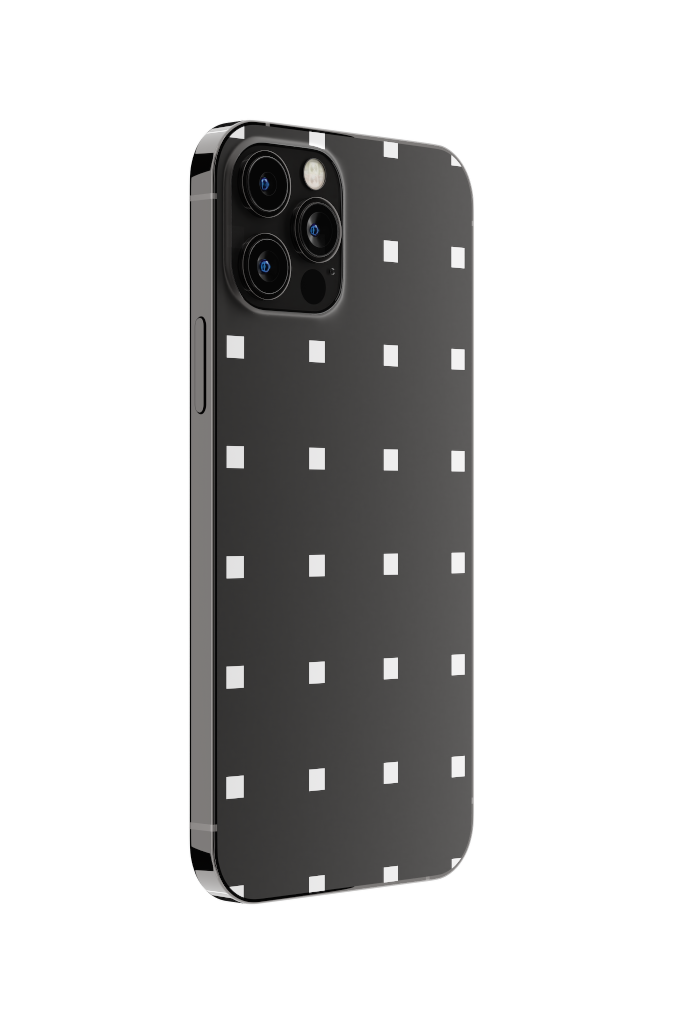 Object 2239 — Phone, graphite vertical mockup surface