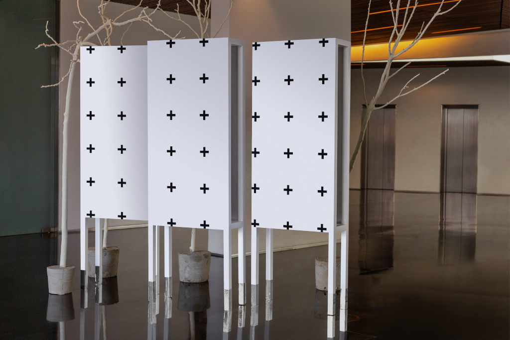 Sign 2021 — Freestanding, multiple mockup surface