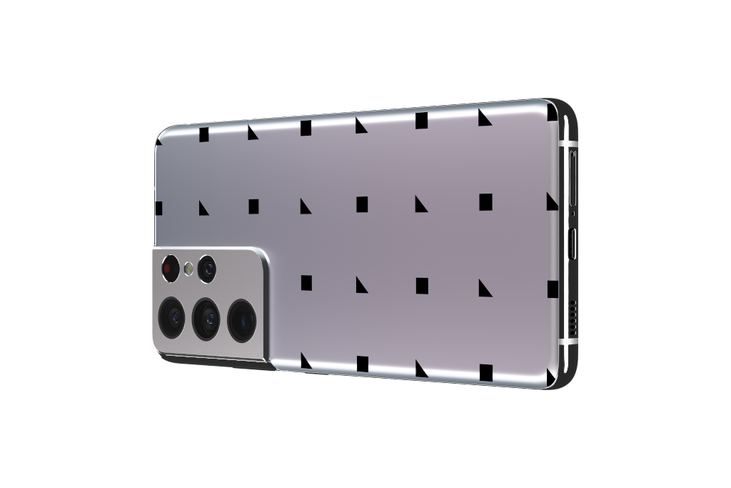 Object 2356 — Phone, silver horizontal mockup surface