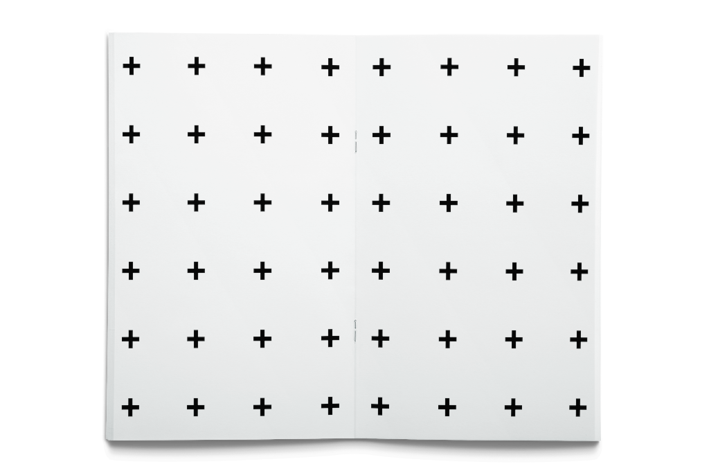 Booklet 5084 — Saddlestitch, open mockup surface