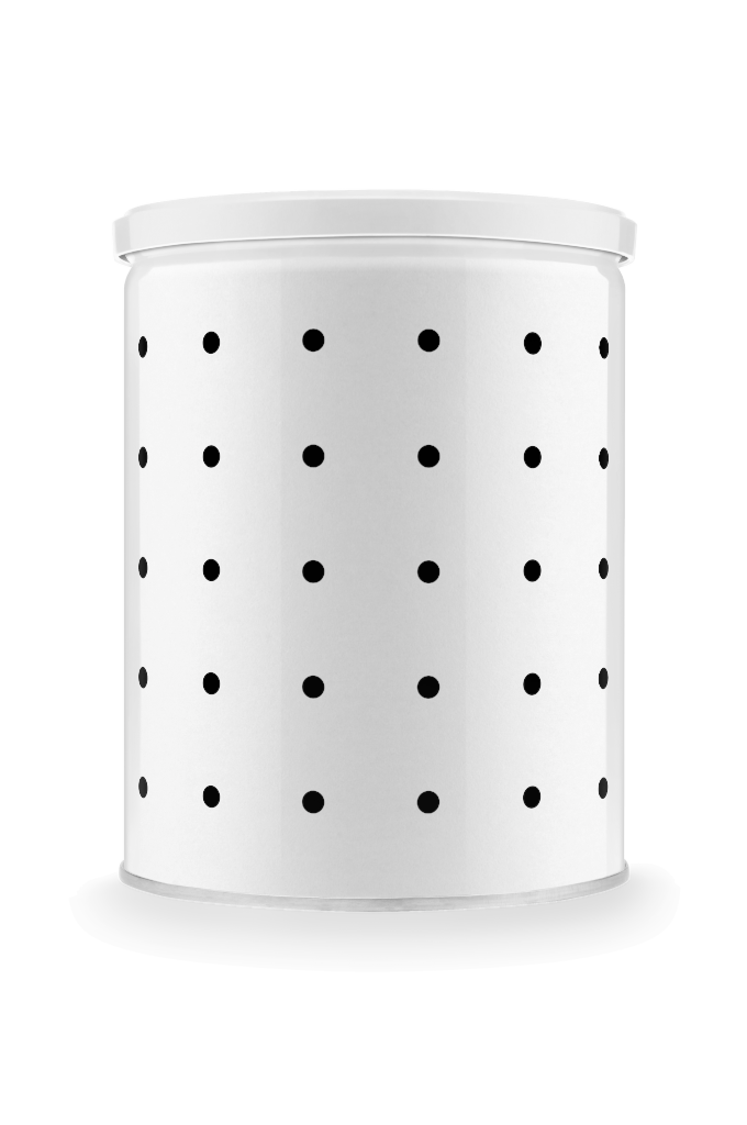 Container 1344 — Canister, closed mockup surface