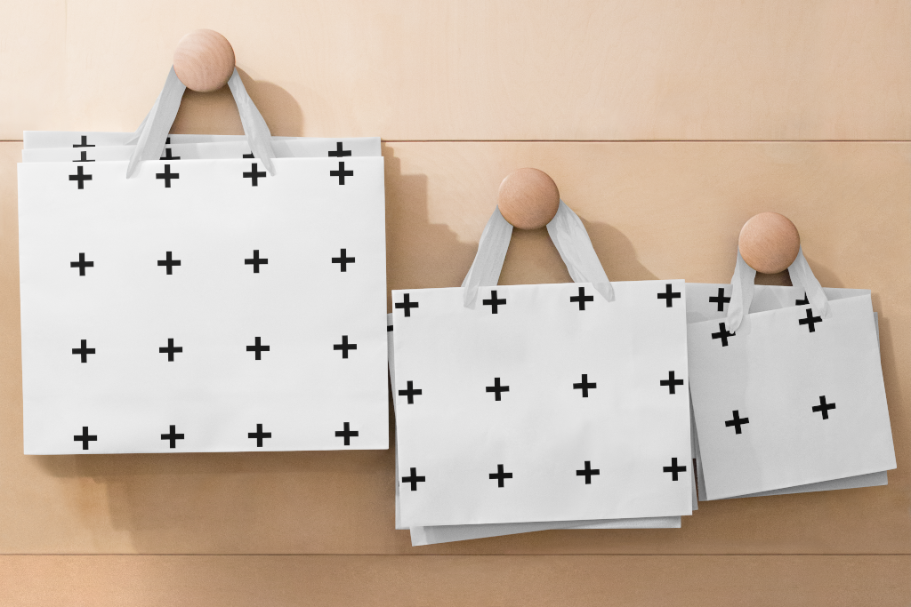 Bag 5117 — Hanging, multiple mockup surface