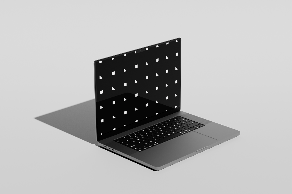 Display 2662 — 16-inch laptop mockup surface