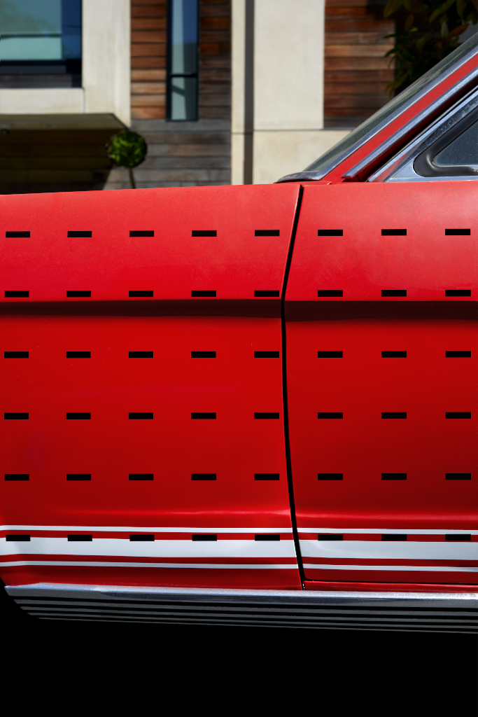 Car 1717 — Side detail mockup surface