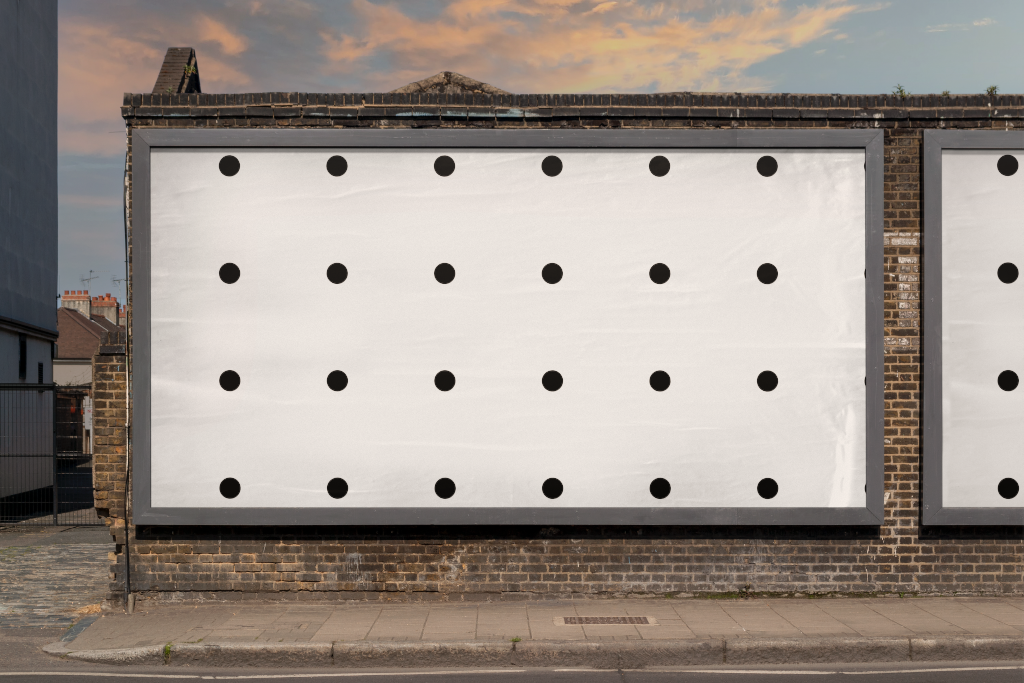 Billboard 2480 — Multiple, on wall mockup surface