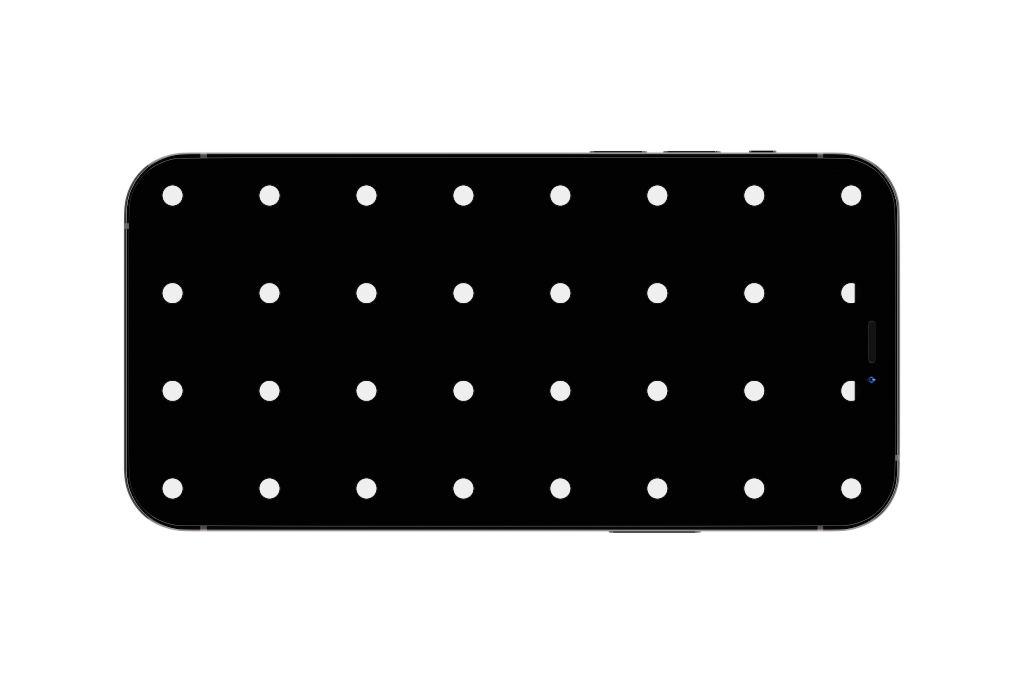 Display 2217 — Phone, graphite horizontal mockup surface