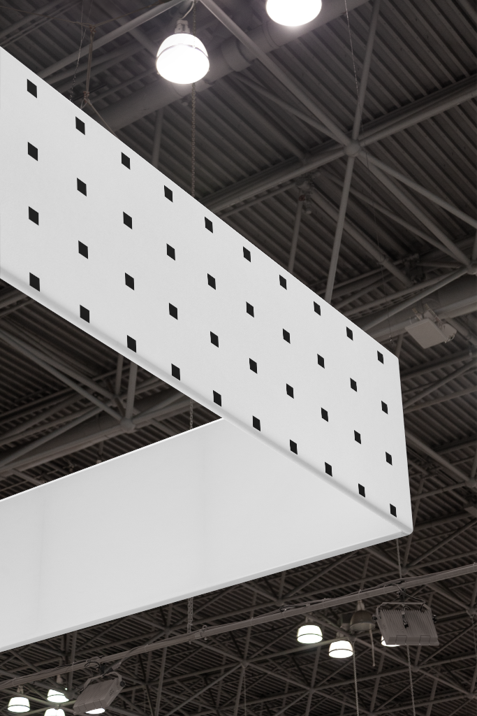 Banner 1564 — Hanging, detail mockup surface