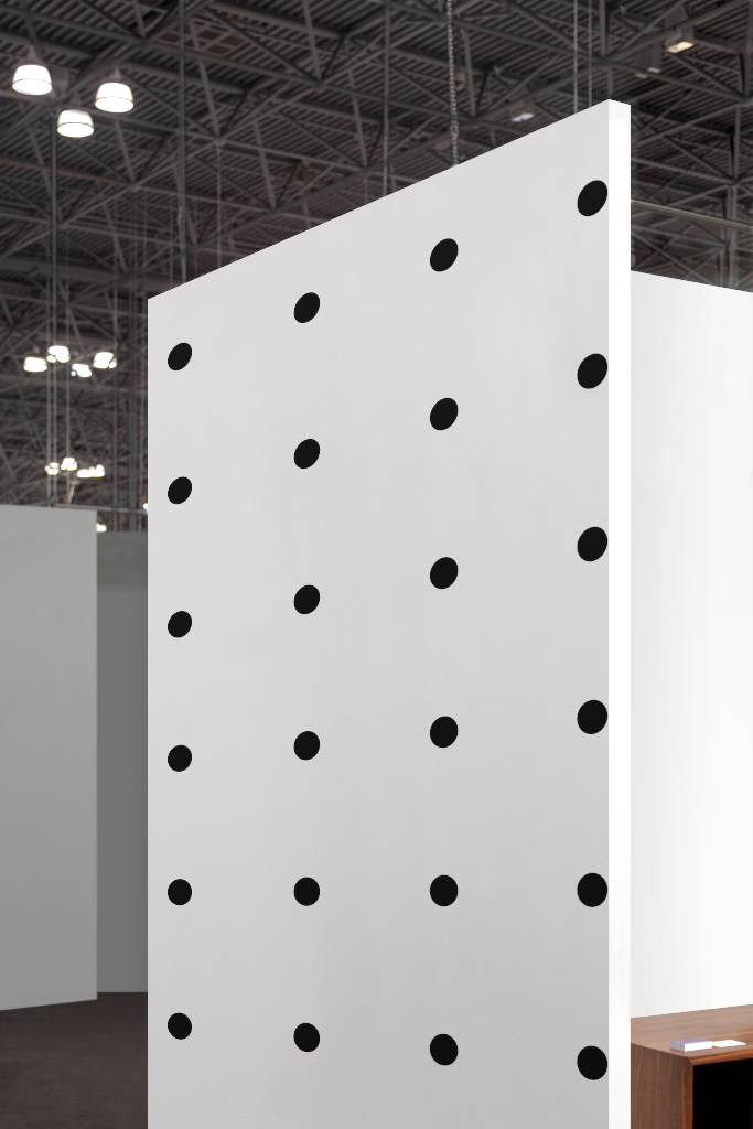 Wall 1407 — Trade show, wall detail mockup surface