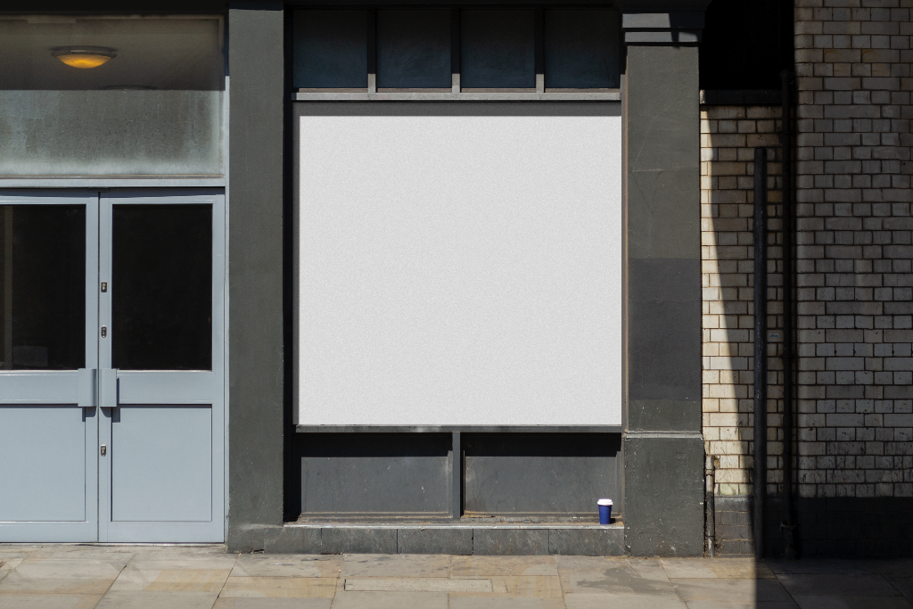 Billboard 2492 — On wall mockup surface