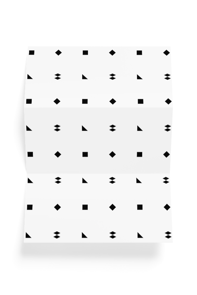 Brochure 1311 — Z-fold, open mockup surface