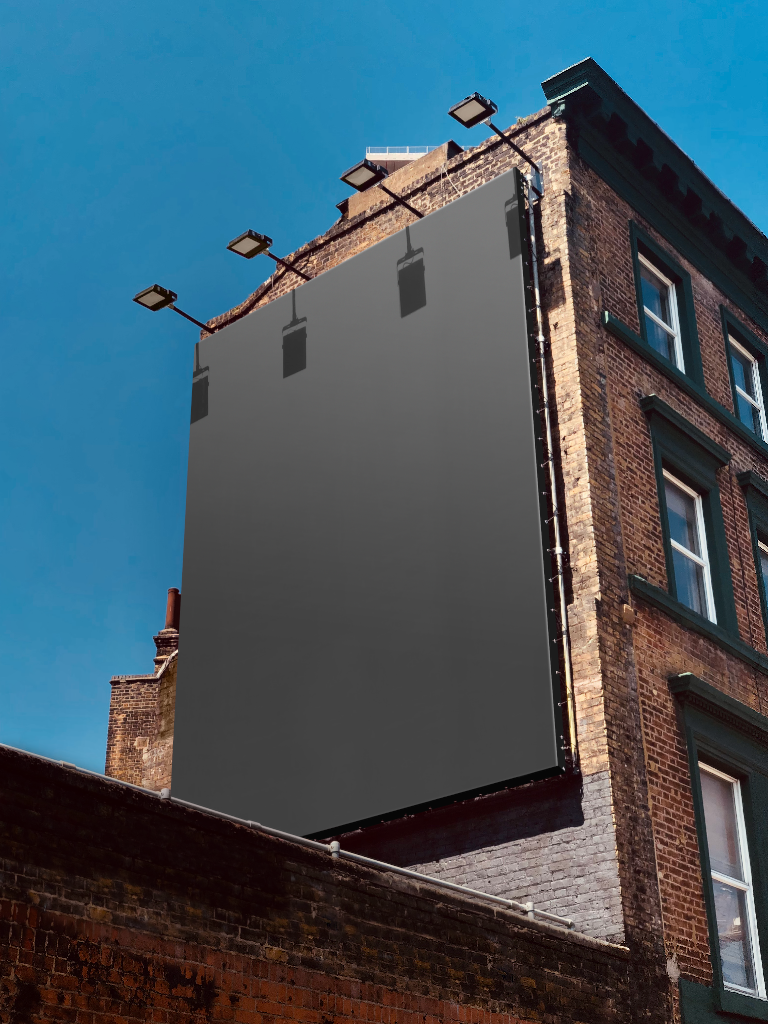 Billboard 2514 — On building mockup surface