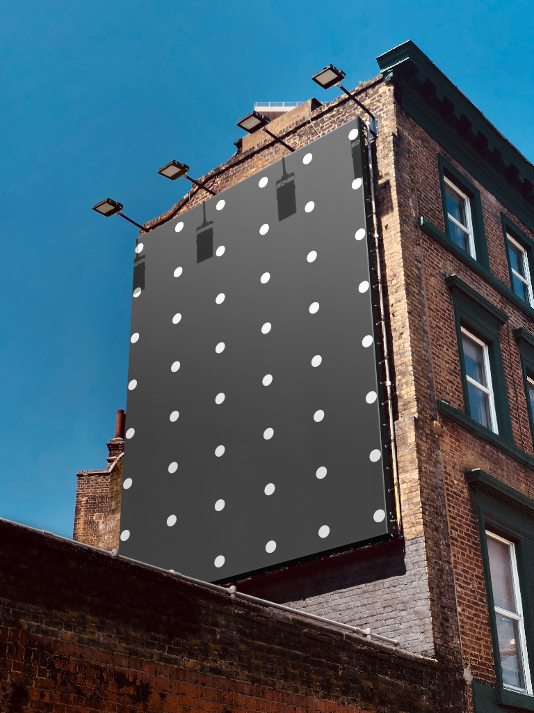 Billboard 2514 — On building mockup surface