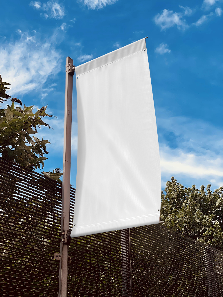 Banner 2520 — On post mockup surface