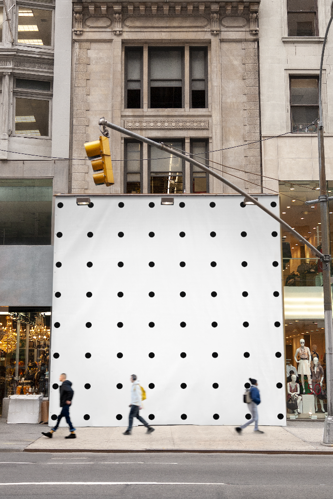 Wall 2565 — Hoarding board mockup surface