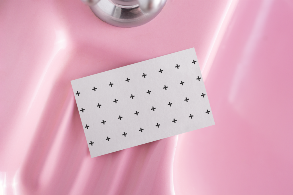Print C04 032 — On sink mockup surface