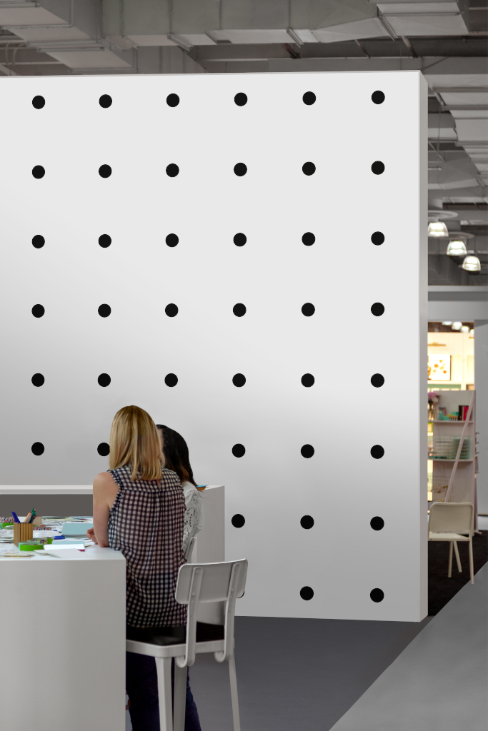 Wall 1423 — Trade show booth mockup surface