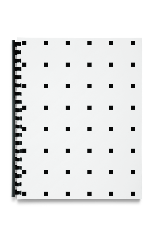 Booklet 0301 — Comb, closed mockup surface