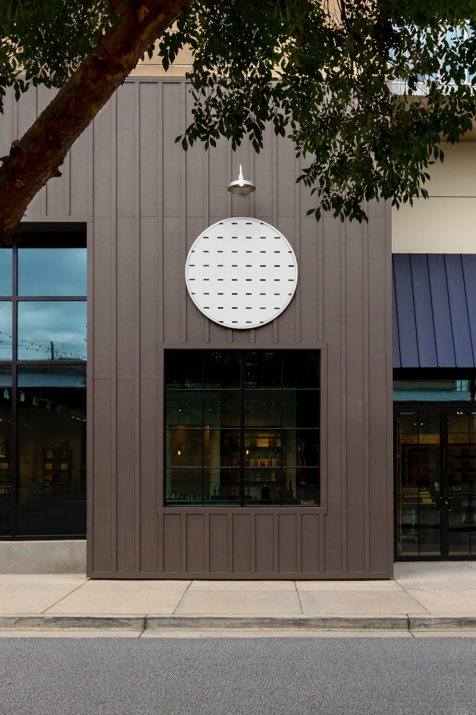 Sign 1969 — On storefront mockup surface